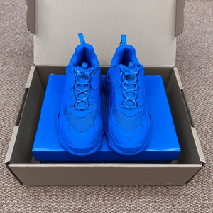 Baskets sportives bleues en polyuréthane, style streetwear décontracté, haute qualité, pour la marche et la course - Product Image 2