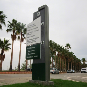 Letrero de Pylon Personalizado OEM, Letrero de Pylon Metálico Independiente Grande, Señalización para Tiendas 4S, Letreros de Publicidad Exterior con Caja de Luces, Señalización de Orientación - Product Image 4