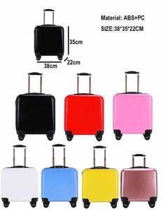 18 Inch Underseat Luggage Carry <strong>Suitcase</strong> Free Boarding Personal Item <strong>Suitcases</strong> 4 Wheels Hardshell <strong>Light</strong> <strong>Weight</strong> Waterproof Simple - Product Image 2