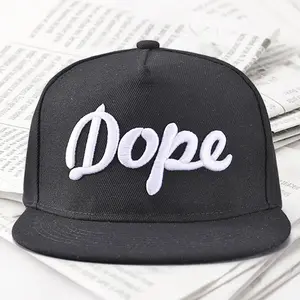 Chất lượng cao 5-panel bông Snapback cap tùy chỉnh 3D thêu thư thể thao hat với thiết kế tùy chỉnh