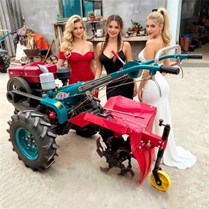 Mini Tractor de Orugas de 25HP con Motor Diésel y Accesorio Triturador, Bomba 2WD Compacta para Gestión de Pendientes y Huertos - Product Image 6