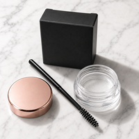 Gel à sourcils teinté waterproof longue tenue végétalien bio avec brosse - Kit cosmétique de beauté à marque privée