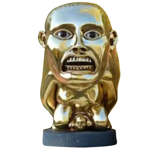 <span class=keywords><strong>Indiana</strong></span> <span class=keywords><strong>Jones</strong></span> ornamen dekorasi patung ikon kesuburan emas, cocok untuk dalam ruangan ruang tamu kamar tidur kantor - Product Image 2