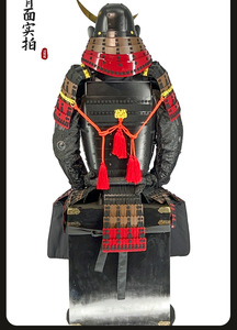 Armadura de Samurái de Metal Altamente Realista, Exhibición de Tienda Japonesa, Accesorios Antiguos de Cine y Televisión para Vestuario Masculino Adulto - Product Image 6
