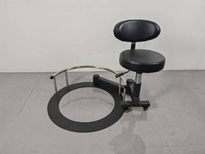 AntluPlus Chaise de <span class=keywords><strong>salon</strong></span> de coiffure rotative à 180 ° Base pliante rotative réglable Accessoire de chaise de <span class=keywords><strong>salon</strong></span> de coiffure sans aucun tabouret - Product Image 4