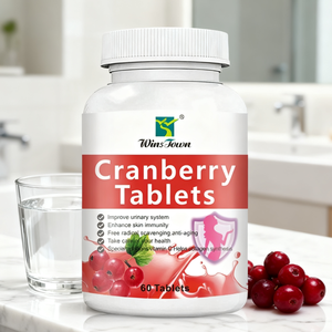 Tabletas de Arándano Rojo OEM con Sabor a Arándano Rojo para un antioxidante natural que mejora la salud de la piel y la inmunidad. Suplemento Dietético en Tabletas. - Product Image 1