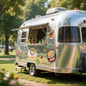 2025 Street Foodtruck Fast Trailer Van Coffee Kiosk Food Trucks With Full <b>Kitchen</b> For Sale - Product Image 2