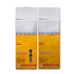 <span class=keywords><strong>Cadena</strong></span> de <span class=keywords><strong>Bicicleta</strong></span> de Acero con Alto Contenido de Carbono X410, Color Gris, Resistente al Óxido, <span class=keywords><strong>para</strong></span> <span class=keywords><strong>Bicicleta</strong></span> de Una Velocidad, Accesorios <span class=keywords><strong>para</strong></span> <span class=keywords><strong>Bicicleta</strong></span> Eléctrica, Longitud Ajustable <span class=keywords><strong>para</strong></span> Carretera - Product Image 1