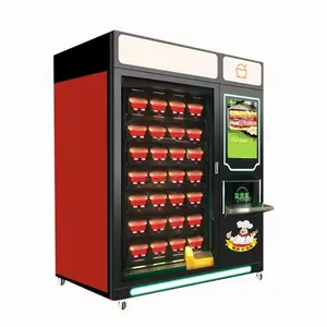 터치 스크린 자동 판매기 스마트 감자 튀김 무료 배송 자동 판매기