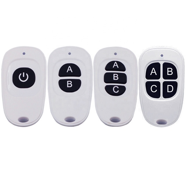 Customize 1 - 4 Keys Remote Controller for Garage Door Gate Learning Code Metal Duplicator 315Mhz 433Mhz