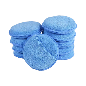 Microfibra Cera Aplicador <span class=keywords><strong>Pad</strong></span> Car Wash Limpeza Polonês <span class=keywords><strong>Pad</strong></span> Auto Cera Aplicar Removedor Buff Pads - Product Image 2