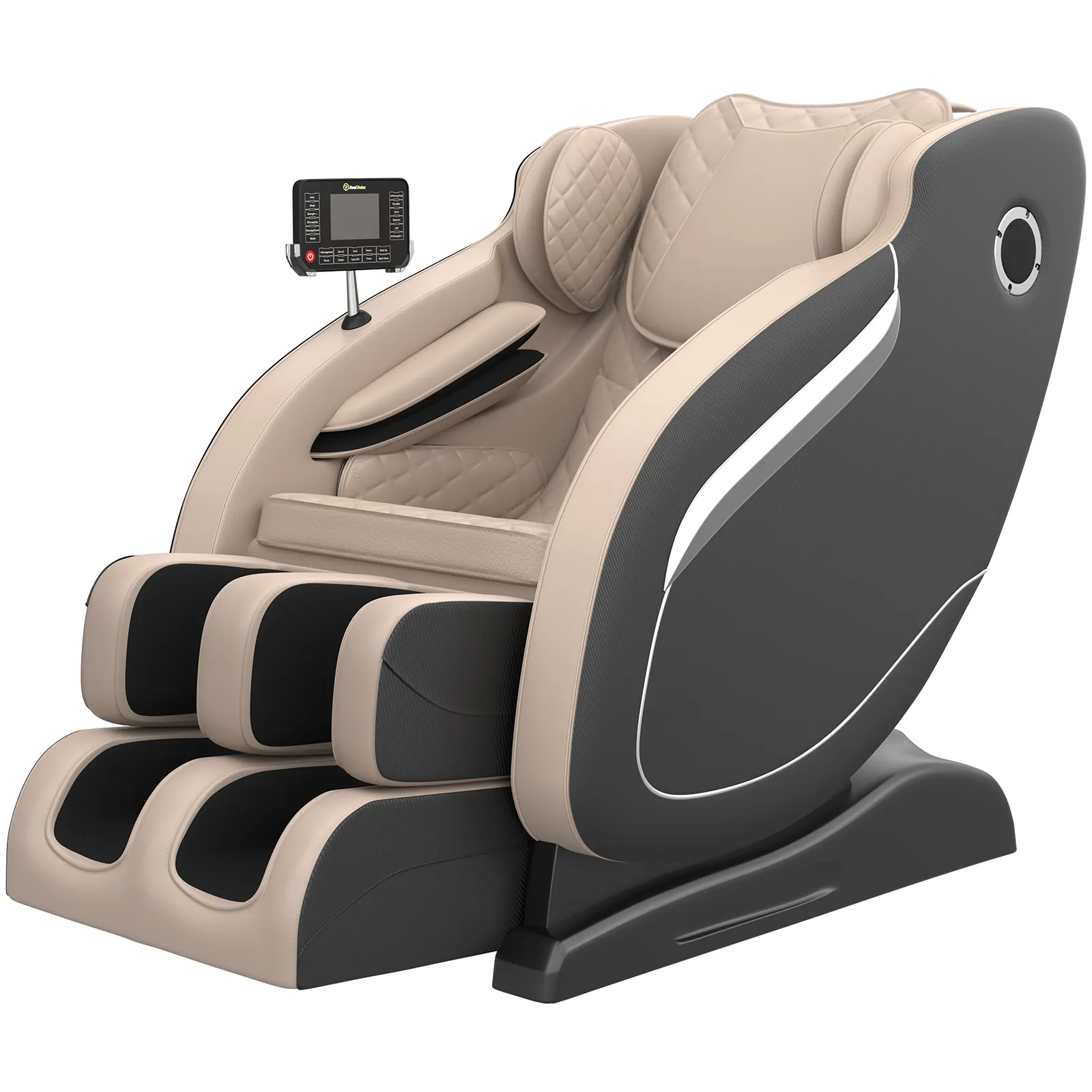 MM650 كرسي التدليك مع سخان العلاج مدحلة قدمية تمتد تهتز تدليك نظام