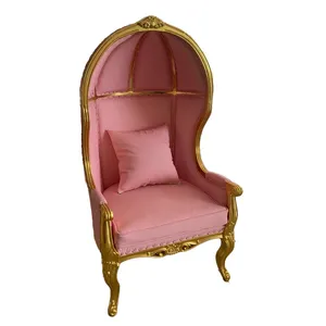 손으로 새겨진 단단한 마호가니 왕 사자 고딕 저렴한-킹 왕좌 의자