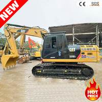 Excavatrice d'occasion Cat 320D à bas prix, excavatrice lourde Cat 320 d'occasion de 20 tonnes