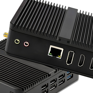 N100 fanless ฮาร์ดไดรฟ์2.5นิ้ว<span class=keywords><strong>8</strong></span> USB LAN mSATA, แรม DDR4ชนะ11ลินุกซ์อุตสาหกรรมที่ทนทานรองรับ AU CN EU JP - Product Image 5