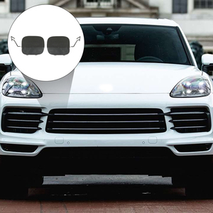 Para Porsche <span class=keywords><strong>Cayenne</strong></span> 2018 2019 2020 2021 2022 <span class=keywords><strong>2023</strong></span> 9Y0 Cubierta de Remolque para Parachoques Delantero OE 9Y0807155 G2X 9Y0807156 G2X - Product Image 1