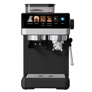 Machine à expresso numérique professionnelle à écran tactile, machine à expresso intelligente du grain à la tasse avec fonction lait, portable pour une utilisation numérique à écran tactile - Product Image 2