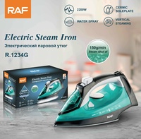 Fer à Repasser Vapeur Portable Professionnel à Main avec Fonction Anti-Goutte et Réservoir d'Eau RAF 320ML