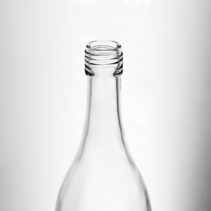 Bouteilles de vin de <span class=keywords><strong>Bourgogne</strong></span> <span class=keywords><strong>en</strong></span> verre transparent de style haut de gamme de 750 ml pour <span class=keywords><strong>Chablis</strong></span> Chardonnay avec bouteille <span class=keywords><strong>en</strong></span> verre à corps plus large - Product Image 6