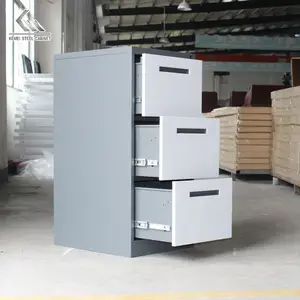 中国供应商便宜3抽屉立式文件柜3抽屉金属文件柜