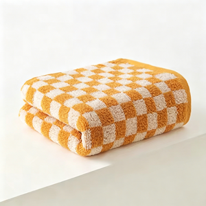 Serviettes de bain en microfibre de velours corail super absorbantes, personnalisées, tissées, couleur unie, épaisses, douces, respectueuses de la peau, écologiques, vente en gros - Product Image 4