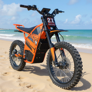 Vélo électrique tout-terrain pour adultes, 72V 8000W, batterie lithium 40Ah, vitesse maximale 80 km/h, pneus larges, moto électrique de montagne - Product Image 1