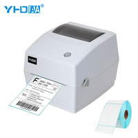 Impresora de Etiquetas Térmicas sin Tinta YHD-450B 203DPI, Impresora de Códigos de Barras y Etiquetas de Envío Térmicas de 110 mm