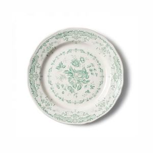 Joy peralatan makan gaya Italia klasik mawar kupu-kupu piring Salad piring makan malam - Product Image 2