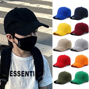 Casquette de baseball personnalisée pour enfants, couleur unie, en coton, protection solaire, respirante, unisexe, printemps-été, transfrontalière, quatre saisons, polyvalente - Product Image 5