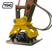 Compacteur vibrant durable pour excavatrices de 3 à 25 tonnes, idéal pour la construction routière et le compactage des fossés