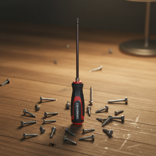 DEWEN Customized Full Size Phillips Screwdriver Set with Magnetic Tip PP Handle Precision Screwdriver Bits