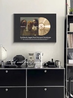 JZ Modern Decor Vinyl Record Wall Art Picture Uv Print Cd Poster Artwork Crystal Porcelain Abstract Decorative Painting
