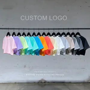 Logotipo personalizado clássico básico y2k, atacado, chique, moda feminina, ulzzang, grandes dimensões, cropped, tops para mulheres, roupas