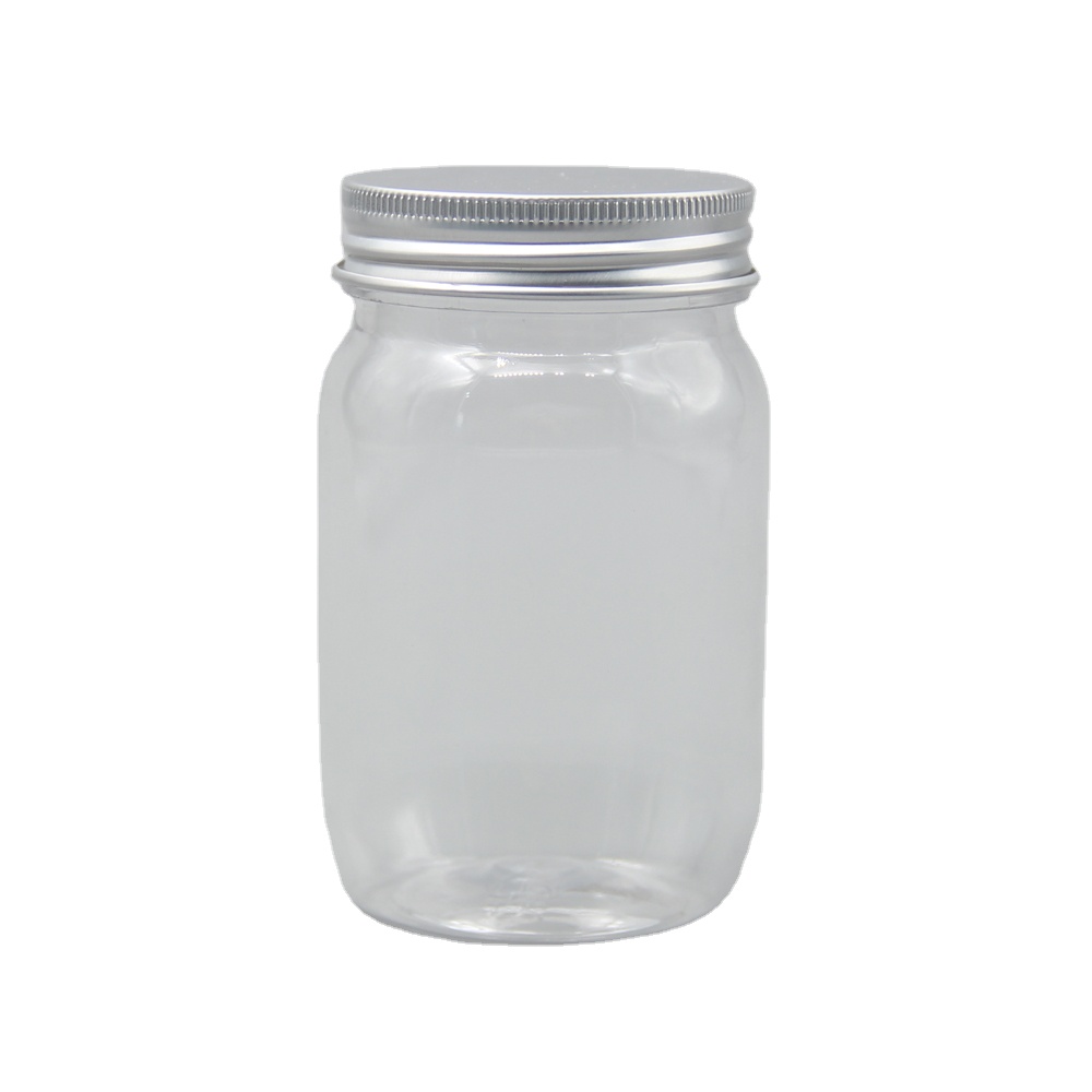250 мл ПЭТ пластиковая банка с алюминиевой крышкой