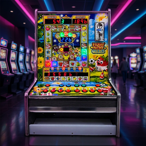 Machine de jeu d'arcade Fruit King Club, boutons colorés, design sur le thème des fruits, construction en bois, espagnol, anglais, pour intérieur - Product Image 4