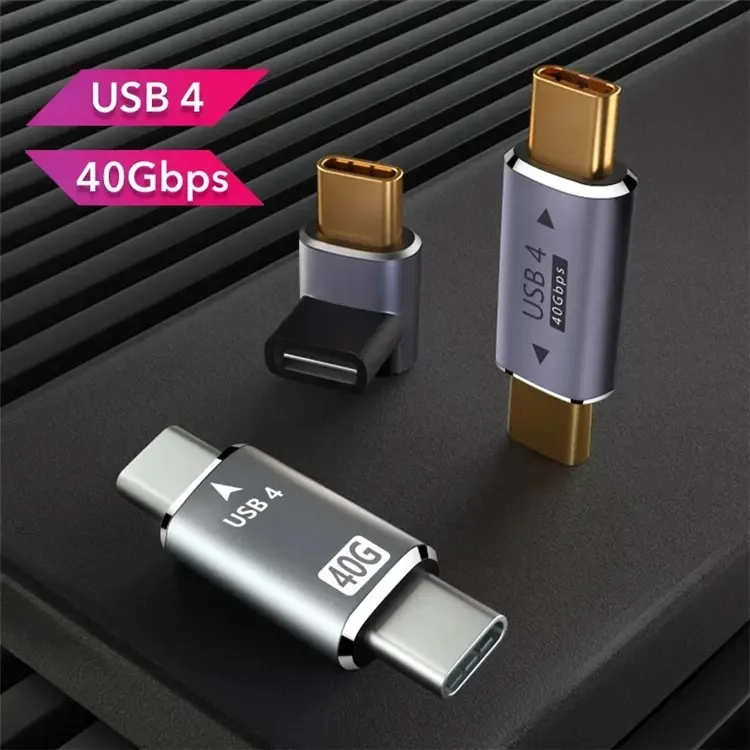 Bộ Chuyển Đổi OTG USB 4 40Gbps Đầu Cắm Chuyển Đổi Dữ Liệu USB C Sang Type C 8K @ 60Hz Sạc 100W 5A Cho MacBook Pro Air