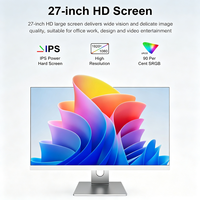 27 Inch All-in-One PC met Intel Core I3 I5 I7 I9 DDR 4GB 500GB SSD Zwarte Draagbare Computer Desktops