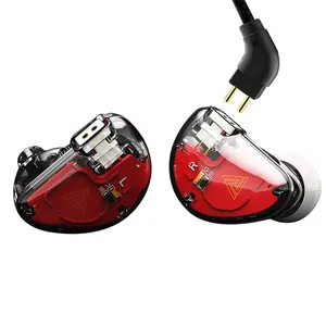 Qkz Vk5 4dd Dynamische Oordopjes Hoofdtelefoon 3.5Mm Afneembare Kabel Gaming Sport Headset Hifi Heavy Bass Bedrade In-Ear Oortelefoon