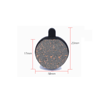 Pastillas de Freno Semimetálicas de 18 mm de Diámetro, Pinza Original Jak para Patinete Eléctrico Xiaomi M365 Pro, Piezas de Alto Rendimiento para Patinete