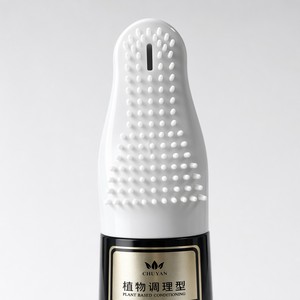 Tinte para el Cabello en Crema Negro Jet OEM a Base de Plantas con Aplicador de Peine y Cepillo para una Cobertura Completa - Product Image 3