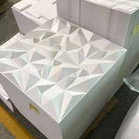 Panneau mural 3D en PVC diamanté, design moderne pour l'intérieur