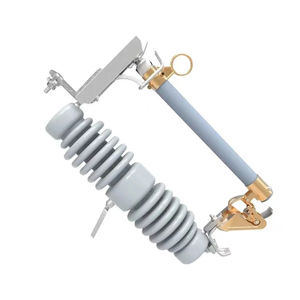 Interruptor de corte a prueba de viento de alto voltaje de 33kV fusible de caída de columna de cobre 35-40.5KV para granjas eólicas fusible de caída de silicona de uso de bajo voltaje - Product Image 1