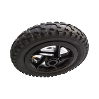 Haute qualité 10 pouces noir gonflable Kart pneu nouvelle conception caoutchouc PU roue équipement de manutention partie