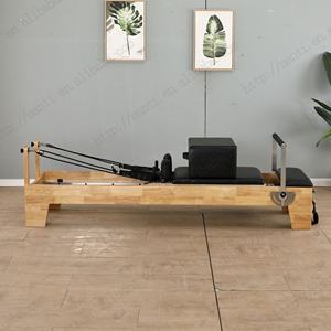 מיטת עץ גומי באיכות גבוהה או דאי עץ מיטת יוגה מכונת פילאטיס shaper-מתאים לתחזוקה קלה ושימוש ביתי - Product Image 4