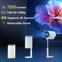 2025 Android 13 System Projecteur portable 720P LCD LED Mini Home Cinéma avec support télescopique et nouvelles fonctionnalités BT5.0