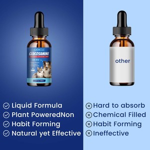 OEM <span class=keywords><strong>Dog</strong></span> infusi di sapore glucosamina condroitina MSM gocce Pet articolazione dell'anca pelle intestino del rene e del fegato immunitari integratori di cane - Product Image 6