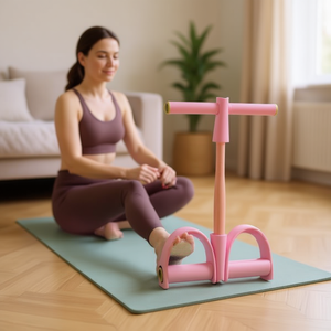 Cherry Blossom Pink/Sky Blue Four-Tube <b>Pedal</b> <b>Exercisers</b> - Product Image 2