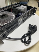 Amplificateur de puissance karaoké professionnel à 2 canaux de classe D de 1000 watts, sortie active 2000W, impédance 8ohm 4ohm, coque métallique