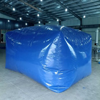 Réservoir de stockage d'eau flexible en PVC gonflable portable de 20 à 2 000 000 litres, Flexitank, sac de stockage de liquide, conteneur, 1 an UV