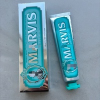 Dentifrice Marvis JASMIN MINT Original Italie 85ml – Blanchissant, Menthe Fraîche, Haleine Pure, Élimine les Taches, Blanchiment des Dents